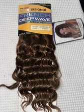 Hair Trend Salon Designer French Deep Wave HH Deep Wave 10” Color P4/27 Sew In