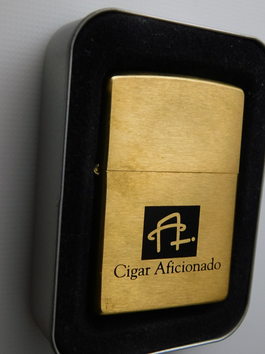 ZIPPO LIGHTER VINTAGE BRASS CIGAR AFICIONADO NIAGARA FALLS ZIPPO LIGHTER VINTAGE BRASS CIGAR AFICIONADO NIAGARA FALLS