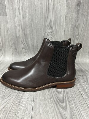 Dune London Mens Brown Leather Ankle Boots Uk Men's Dune