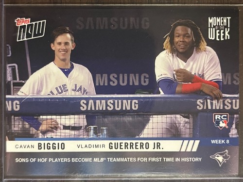 2019 Topps Now MOW-8 Cavan Biggio / Vladimir Guerrero, Jr.