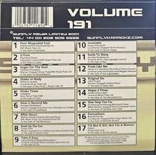 SF191    SUNFLY KARAOKE CDG VERY RARE, NOT SOLD IN THE USA LOT UK