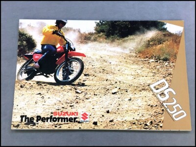 1980 Suzuki DS250 Original Bike Motorcycle Specification Brochure