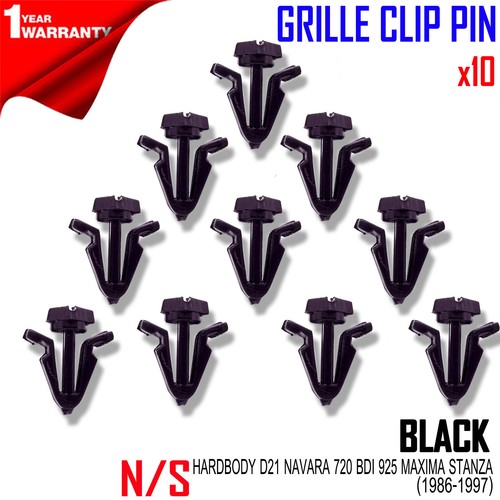 1986-97-N-S-HARDBODY-D21-NAVARA-720-BDI-925-MAXIMA-STANZA-10x-GRILLE-CLIP-PIN