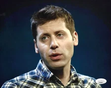 Sam Altman OpenAI AI CEO AltC Acquisition Corp Signed Auto 8x10 Photo JSA COA #4