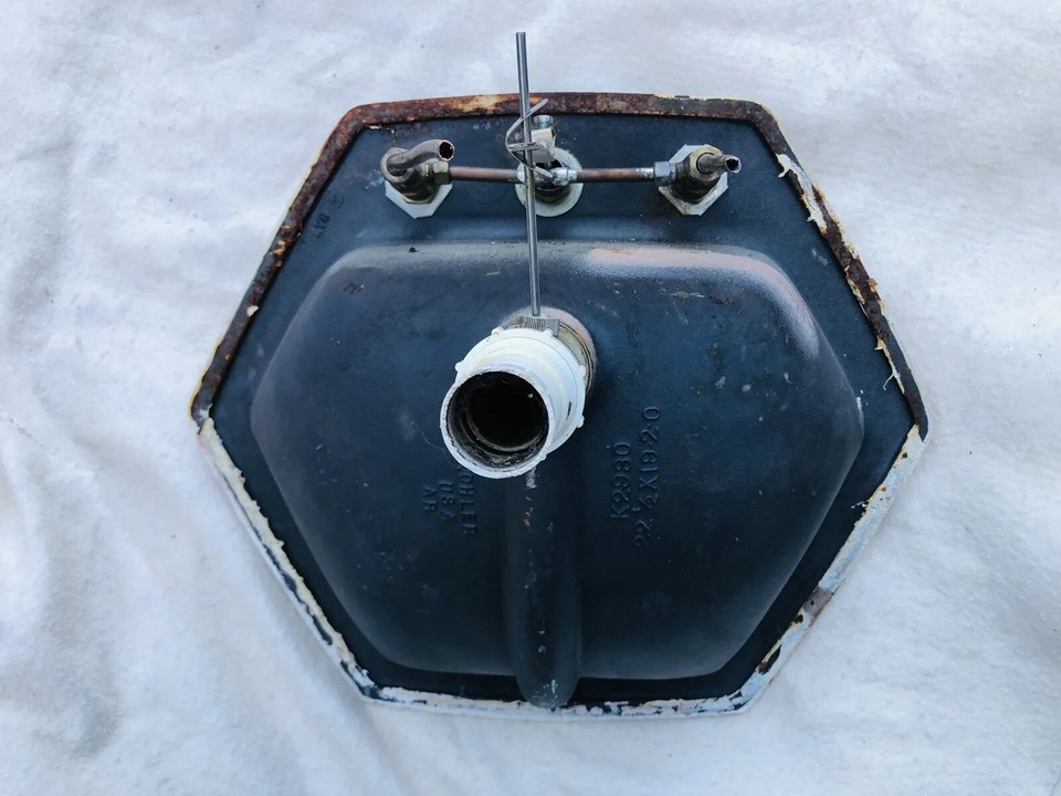 Vintage Mid Century Pink Kohler Bathroom Set Bath Tub Toilet & Cast