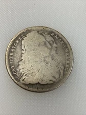 1747 NAPLES 120 GRANA CARLO DI BORBONE Piastra Firmata Securitas BIRTH OF PHILIP