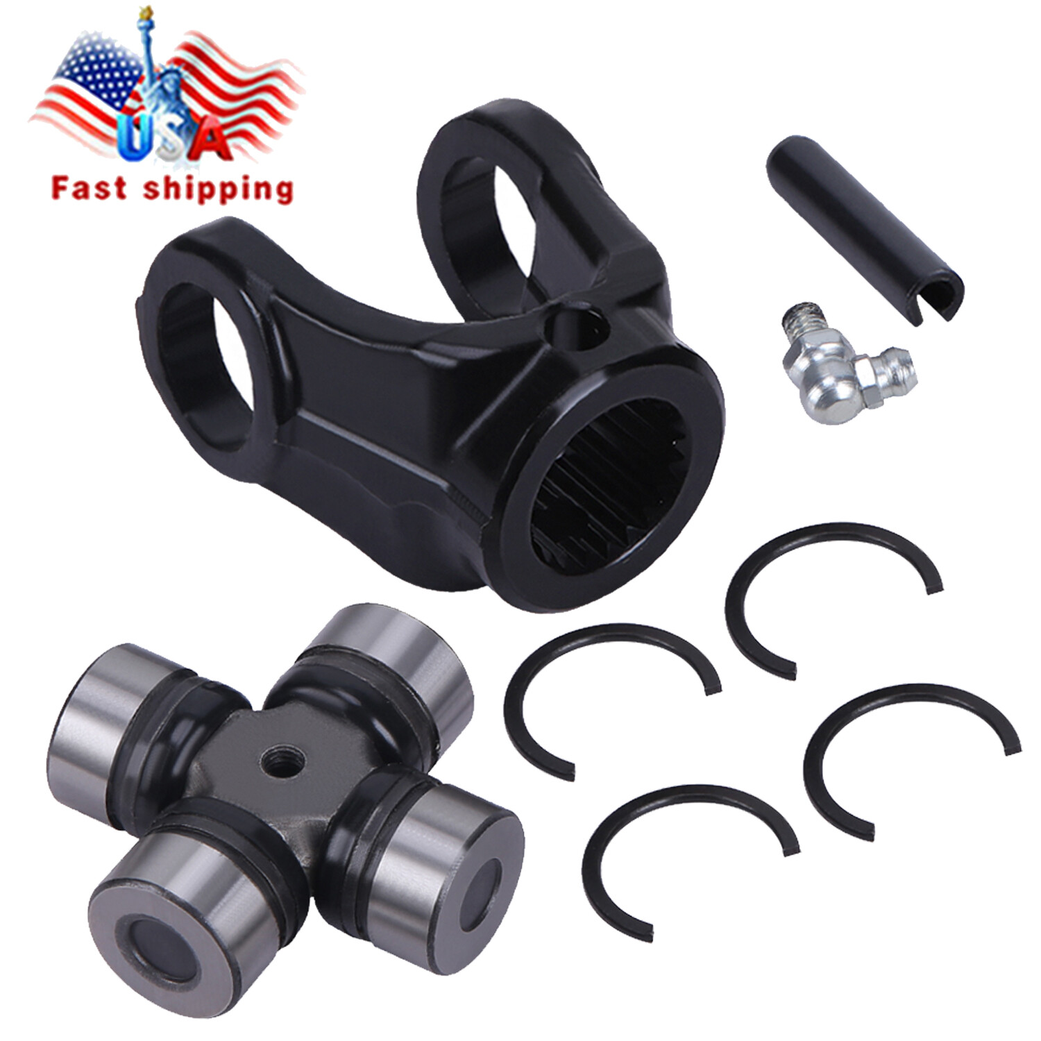 2 Front Drive Train Prop Shaft Yokes – Fits Polaris Ranger 570 EFI MD 4x4 (2014-2020)