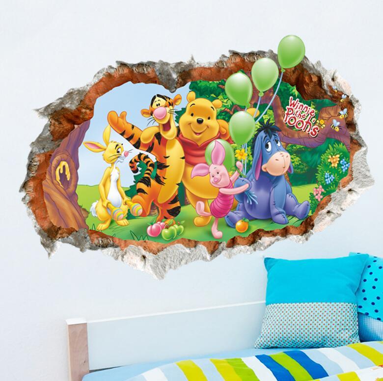 3D winnie the pooh Eeyore Removable Wall Stickers Decal Kids Home Decor eBay