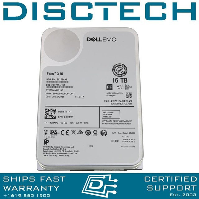Seagate Exos X16 16TB 3.5