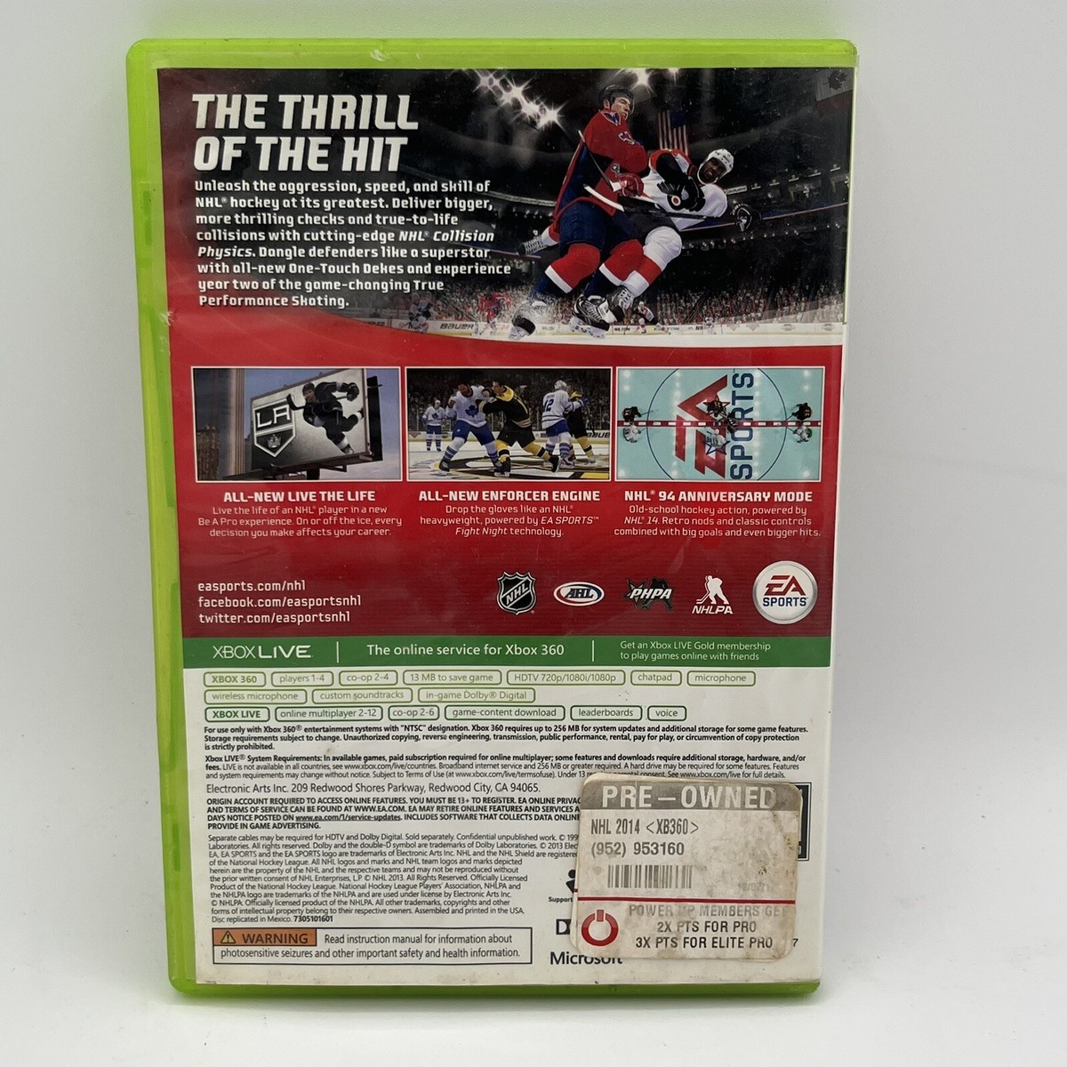 NHL 14 (Microsoft Xbox 360, 2013) | eBay