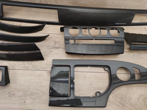 BMW E60 M5 2004-2007 Carbon Fiber Interior Trim Set Fits All E60 Pre LCI - Picture 3 of 10