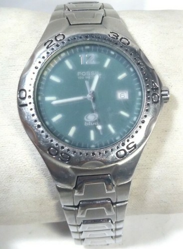 Am3492 Silver Steel Case Bracelet Band 