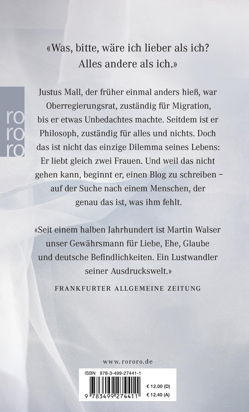 Thumbnail - Gar Alles Oder Briefe An Eine Unbekannte Geliebte, Martin Walser
