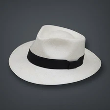 Genuine Panama Hat from Montecristi "Havana" Fino regular Men Woman Straw hat