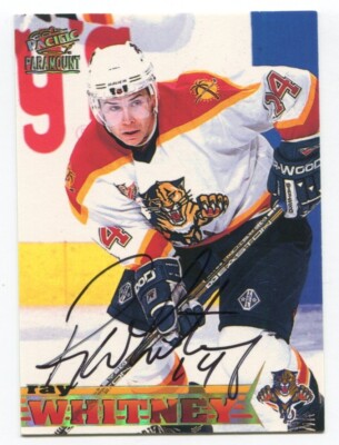1998-99 Pacific Paramount Ray Whitney Signed Card Hockey Autographed AUTO #101