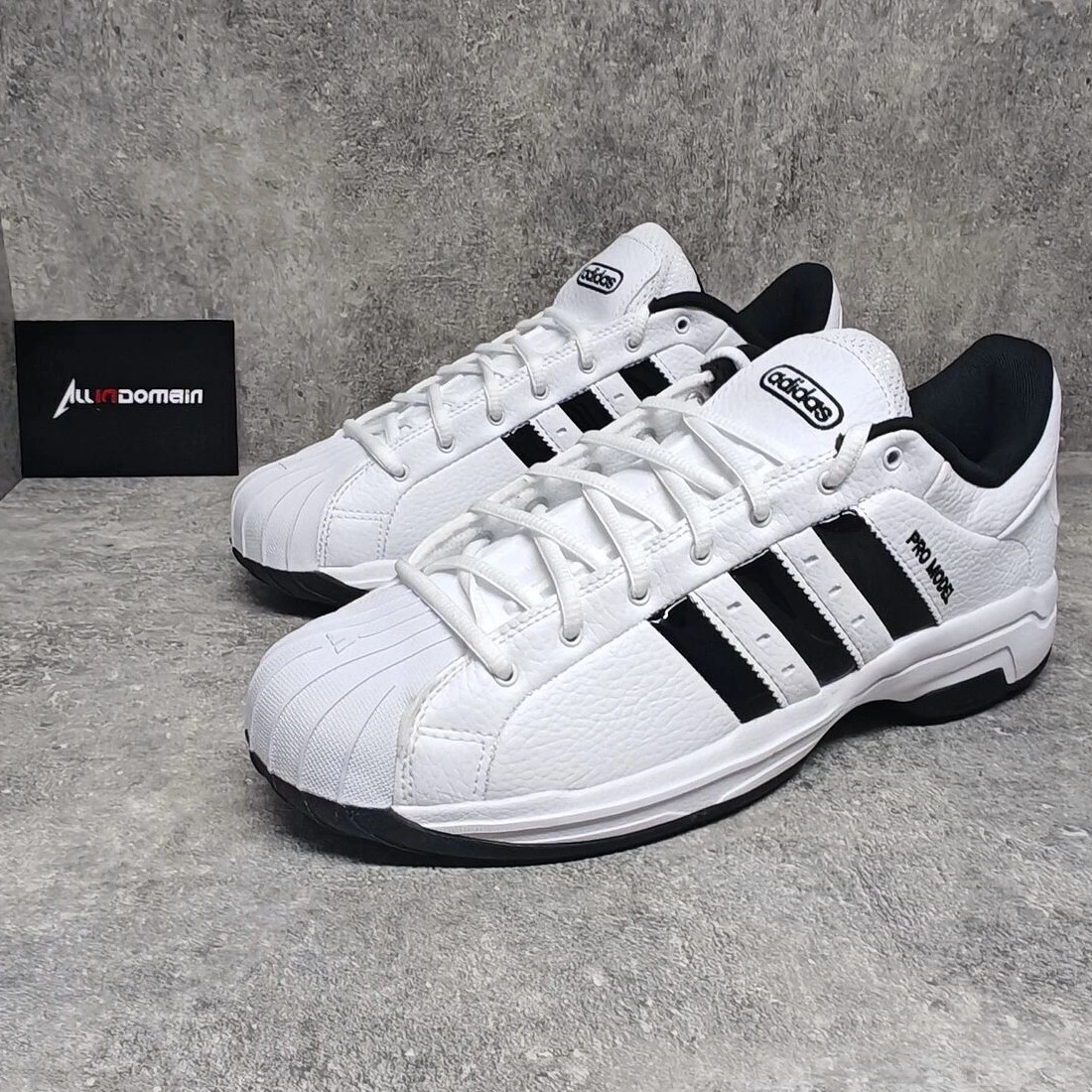 Las mejores ofertas en adidas Pro Model 2G Low White Black | eBay