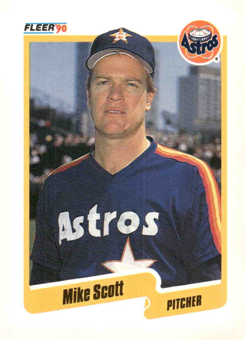 1990 Fleer #237 Mike Scott