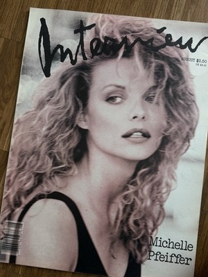 Interview 8/1988 MICHELLE PFEIFFER Herb Ritts PAUL JASMIN David Lachapelle