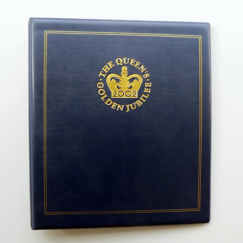 Coin Cover Album - FDC Binder - PNC Folder The Queen's Golden Jubilee