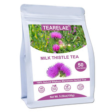 - Milk Thistle Tea - 3g x 50 Count - 100 Natural Milk Thistle Seeds Tea Bags -