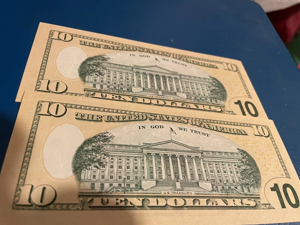 2004 $10 Bills ((AU)) ((LOW PRINTED)) ((640000)) - Image 2 of 2