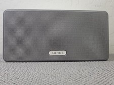Sonos Play:3 White Wireless WiFi Streaming Smart Speaker S1 S2 App W/ Power Cord