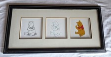 RARE Walt Disney Winnie the Pooh Sericel "Think Think Think"