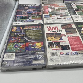 Sega Saturn Game Lot 10 Games In Total All Discs Great Shape! Boxes Have Wear!