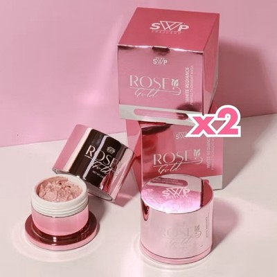 SWP Rose Gold White Radiance Firming Overnight Mask Brightening Skin 2 x 15 g.