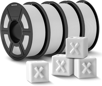 JAYO PLA+ 4,4KG Weiß 1,75mm 3D Druck Filament Spule PLA Plus Kein Verklemmen