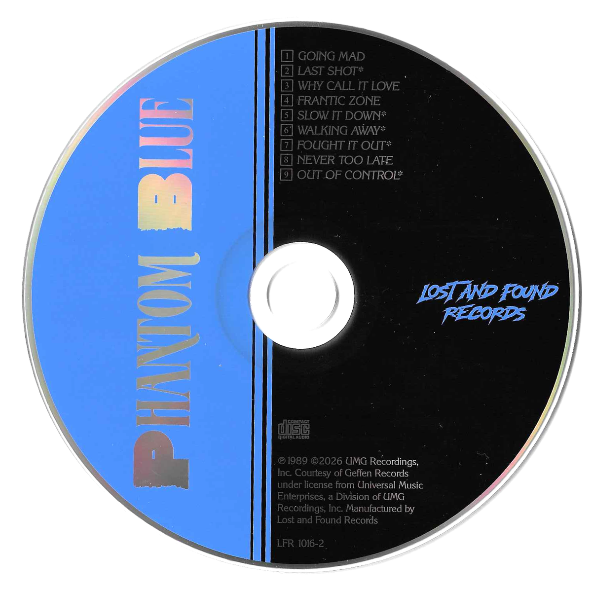 Phantom Blue-Phantom Blue CD - New CD Sealed Offical Reissue