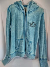 Zen Open Road Hoddie Womans XL Faded Blue