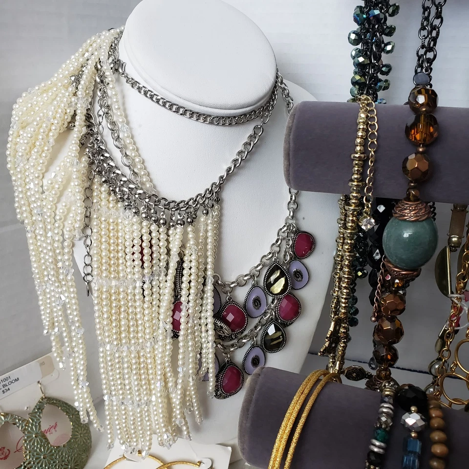 Lote de 40 Nuevos Pendientes Joyería Al Por Mayor Collares Premier Diseños Moda Boho  Foto 3 de 4