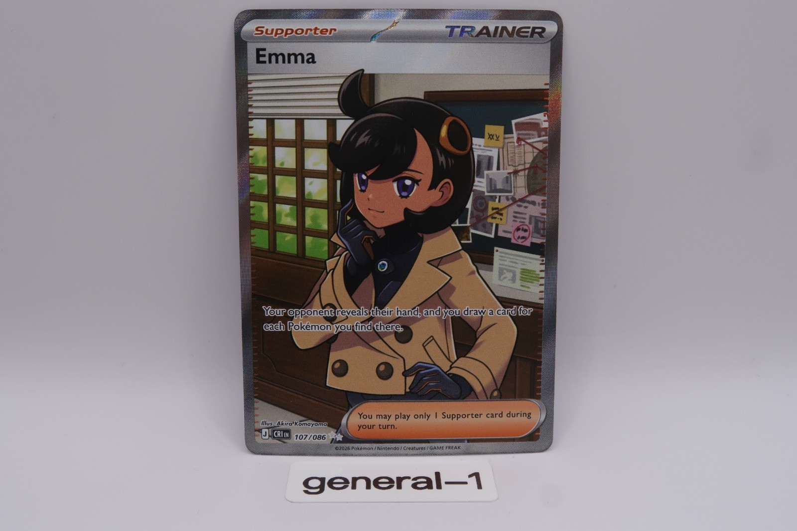 Emma - 107/086 ME04: Chaos Rising Ultra Rare NM
