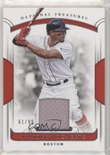 2018 Panini National Treasures Relics 61/99 Xander Bogaerts #199 uk2