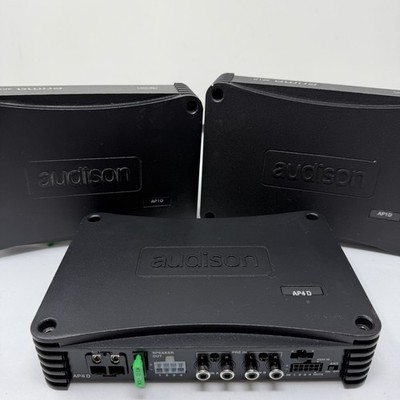 2x Audison Prima APD1 + 1x Audison Prima APD4   For Parts/Repair   Lot