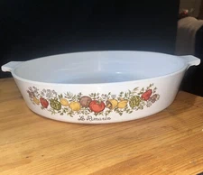 Corning Ware Le Romarin “Spice Of Life”  B 10 B Round 10” Baking Dish (No Lid)