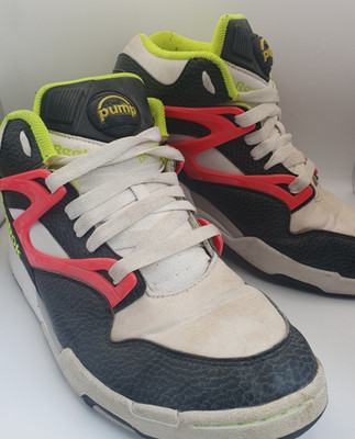 Reebok Pump Größe 10 Omni Lite Basketball Turnschuhe 1990er Vintage Mehrfarbig