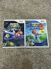 Nintendo Wii - Super Mario Galaxy 1 and 2 Bundle  CIB Complete w/Manual