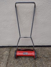 Einhell Reel/Cylinder Manual Push Lawn Mower with Grass Catcher, Red