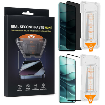 SnapFit Display Schutzglas für Xiaomi Redmi Note 15 15T 15T Pro + Anbringhilfe