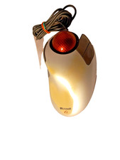 MICROSOFT TRACKBALL EXPLORER 1.0 USB COMPATIBLE MOUSE A FEW COSMETICS