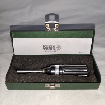 KLEIN TOOLS 57035 1/4'' DRIVE ADJUSTABLE TORQUE SCREWDRIVER 2-36 IN/LBS 57034 KIT