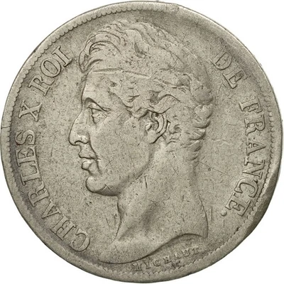 Monnaie, France, Charles X, 2 Francs, 1828, Toulouse, TB, Argent, Gadoury:516 - Photo 1/2