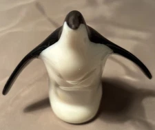 Vintage John Perry Emperor Penguin  Sculptures Pellucida Resin