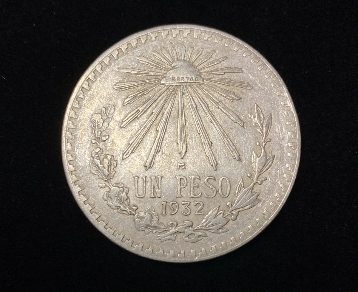 1932年 メキシコ 1ペソ  本物保証　銀0.720 Circulated 1 Peso 1932 Year Mexican Coins (1905-Now) for sale | eBay