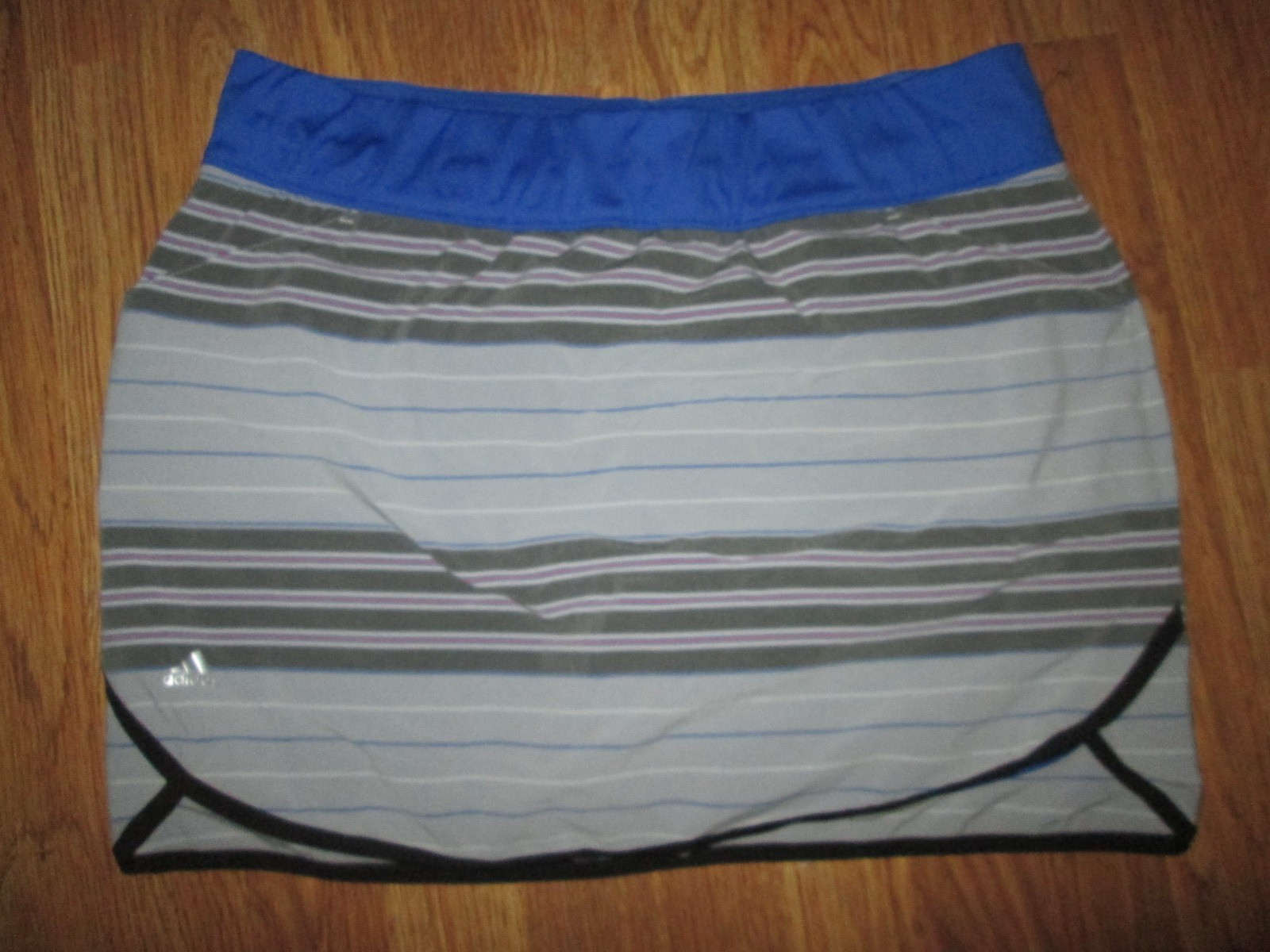Womens ADIDAS athletic skort skirt  built n stretchy shorts sz L Lg golf