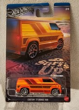 Hot Wheels Custom '77 Dodge Van – Surf’s Up Series 2025 – 2/5 | 1:64 | NEU & OVP