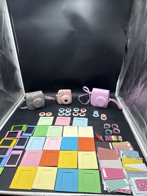 Instax Mini 8 Camera W/2 Purses 60+accesories Tested - Image 1 of 4