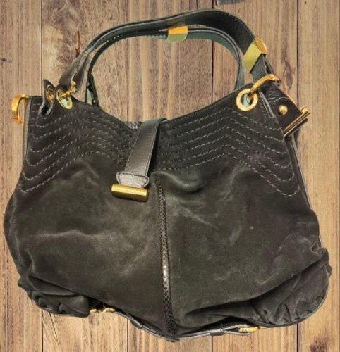 Jimmy Choo Women Bag /Suede /Black VHTF Designer Collection Popular Products Ite